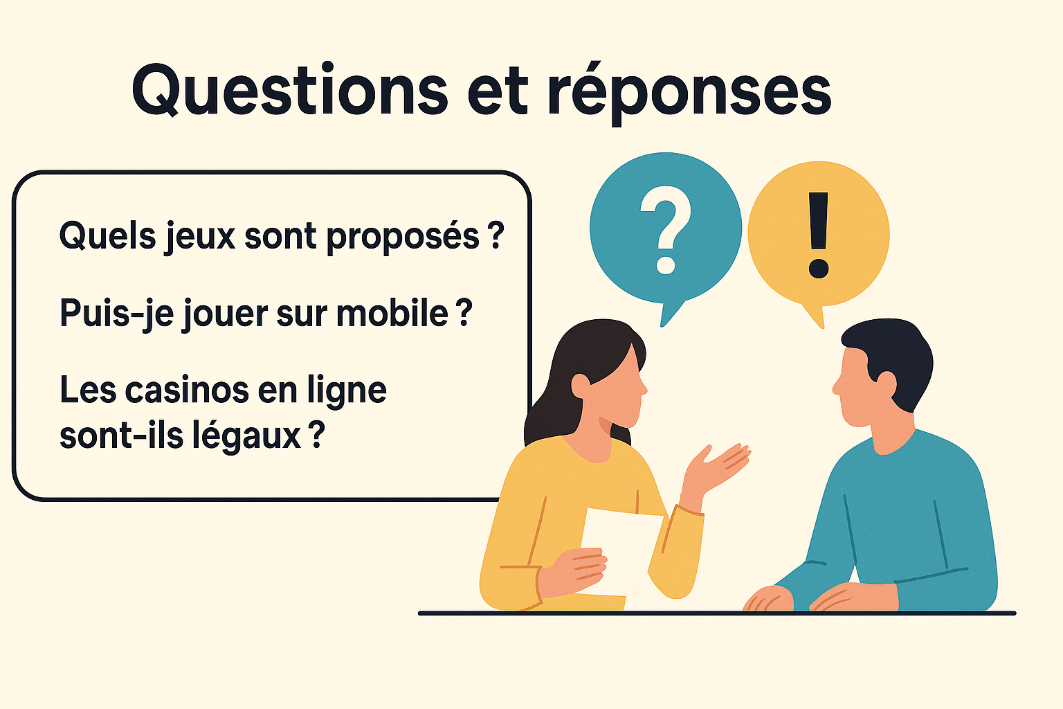 Section FAQ sur les casinos en ligne fiables en 2025